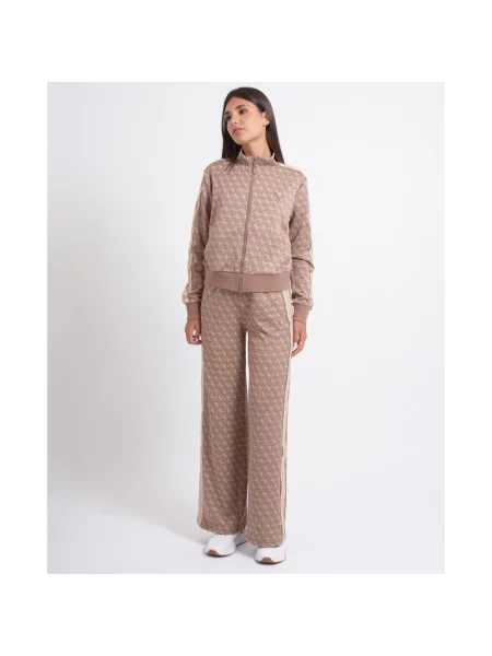 Bluza rozpinana Guess żakardowa beżowa