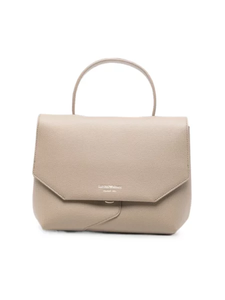 Torebka Emporio Armani skórzana brązowa