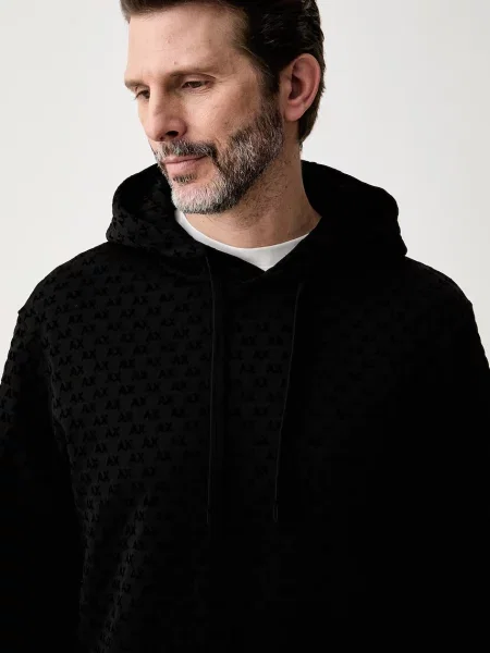 Свитер Armani Exchange с капюшоном