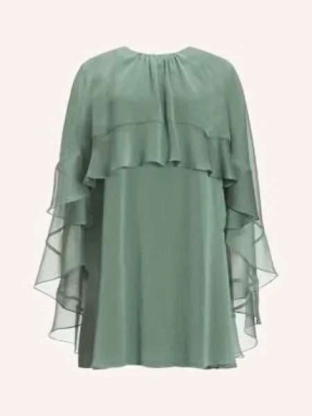 Swing Sukienka Koktajlowa Z Wolantami gruen