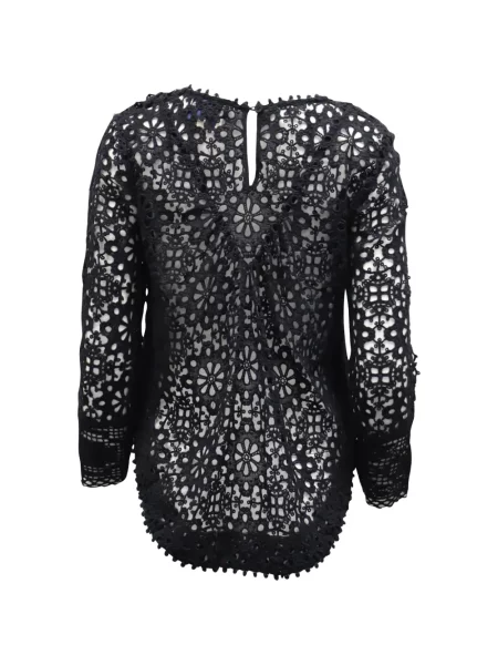 Bluză Sea cu model floral negru