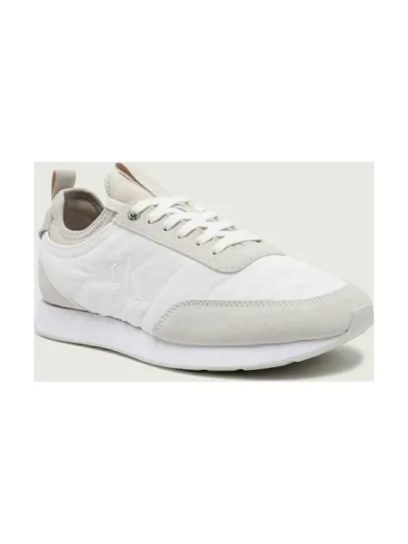 Calvin Klein Sportcipők Retro Runner Sock Laceup Mix fehér