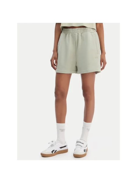 Reebok Sportske kratke hlače Reebok x Ewa Chodakowska Regular Fit zelena