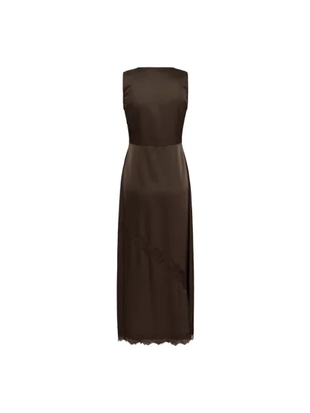 Sukienka maxi Saint Tropez brązowa