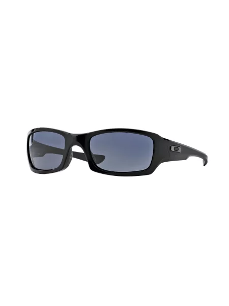 Okulary przeciwsłoneczne Oakley Fives Squared z szarymi soczewkami czarne