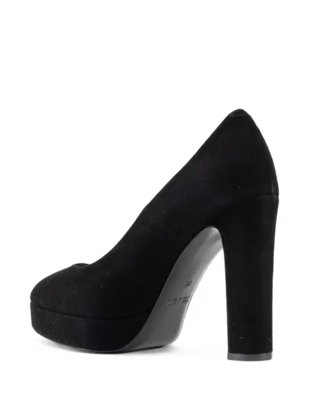 Pantofi cu toc Chuckies cu platformă negru