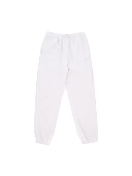 Joggery Nike polarowe teddy białe