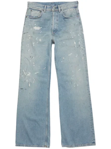 Blugi drepți Acne Studios albastru