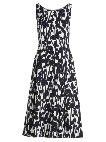 Vera Mont Rochie de cocktail negru alb