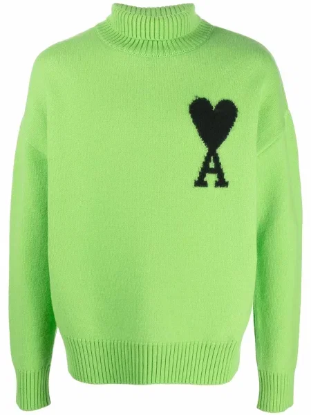Pulover Ami Paris verde