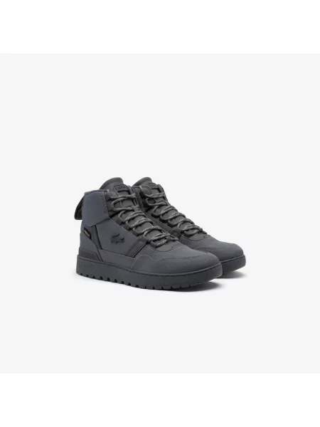 Lacoste Sneakersy T-Clip Winter Mid szare