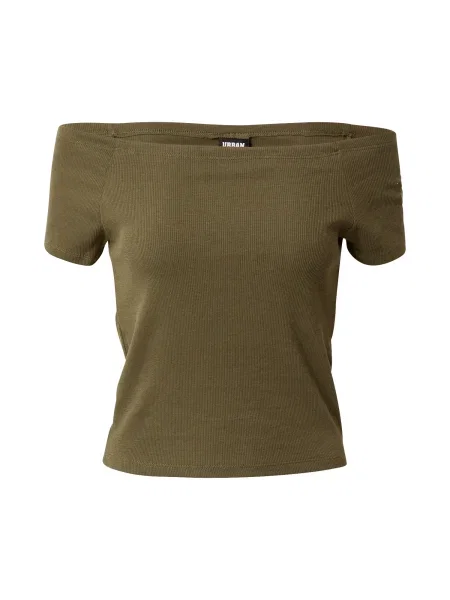 Urban Classics Tričko olivová šedé