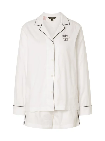 Lauren Ralph Lauren Pantaloni scurți albastru noapte alb