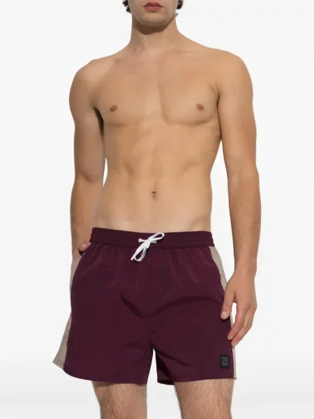 Slip de baie Dsquared2 roșu
