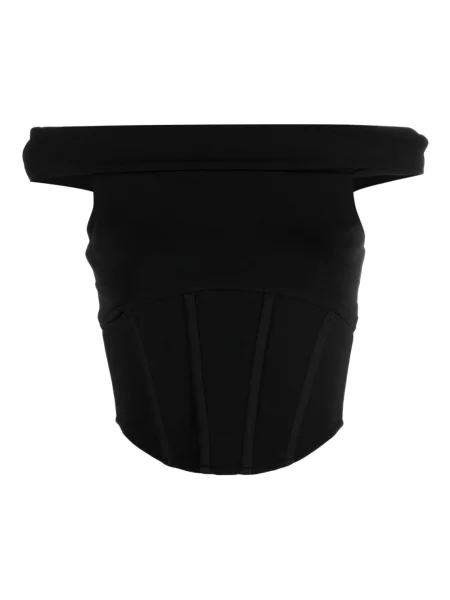 Top Misbhv z gorsetem czarny