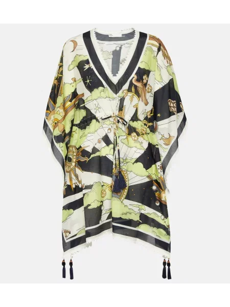 Rochie Tory Burch de mătase cu imagine