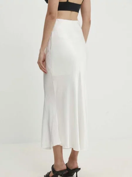 Спідниця Answear Lab maxi пряма білий