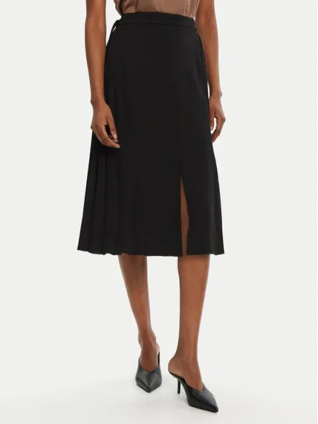 Rinascimento Fustă midi negru