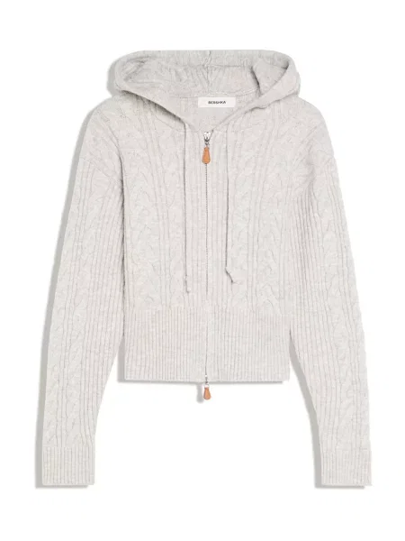 Bershka Kardigan světle šedá