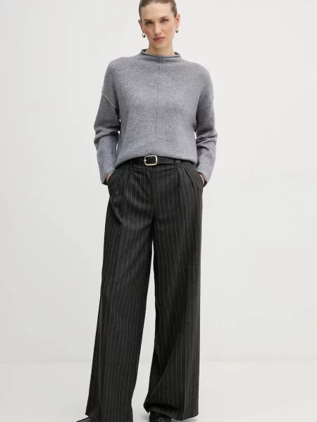 Светр із додаванням вовни OUI півгольф сірий