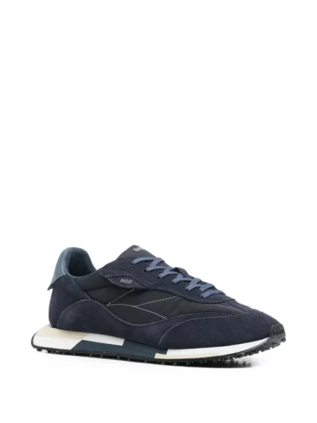 Sneakerși Ghōud din piele de căprioară albastru