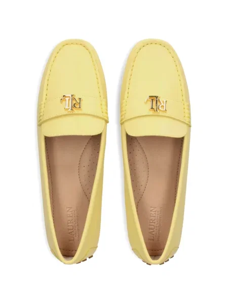 Loafer Lauren Ralph Lauren autogrammal sárga