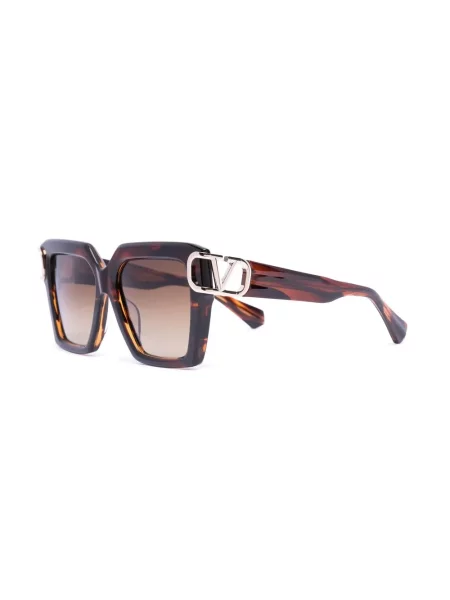 Saulės akiniai Valentino Eyewear ruda