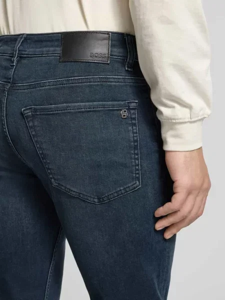 Jeansy o kroju straight fit z Mieszanka bawełny Model RE.MAINE BO S.AVE' Boss Orange