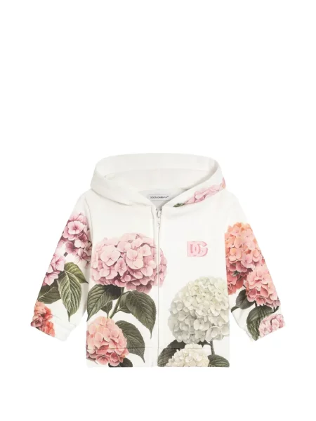 Bluza z kapturem dziecięca Dolce And Gabbana biała