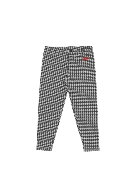 Dziewczęce legginsy z damaszku szare