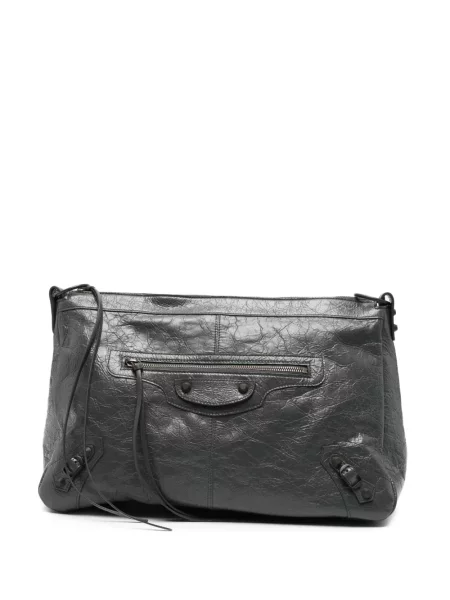 Geantă crossbody Balenciaga din piele gri