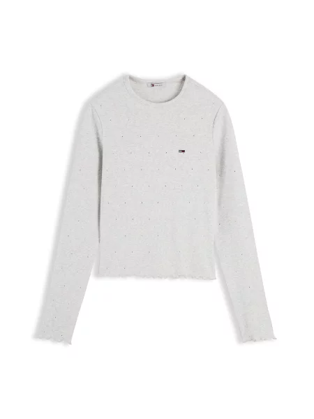 Tommy Jeans Tricou deschis gri