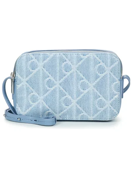 Crossbody torbica Calvin Klein Jeans modra