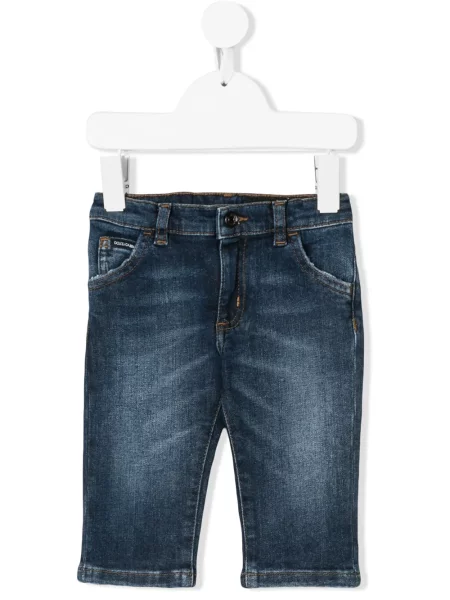 Dětské džíny Dolce & Gabbana modré