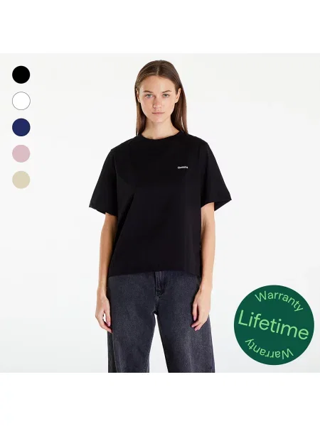 Tričko Queens Essential Contrast Print Black/ White/ Navy/ Pink/ Sand L bílé