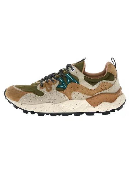 Sneakersy Flower Mountain w kwiatki beżowe