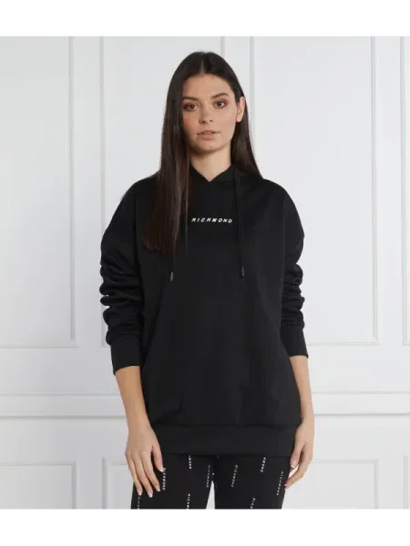 RICHMOND SPORT Hanorac SALTING | Relaxed fit negru
