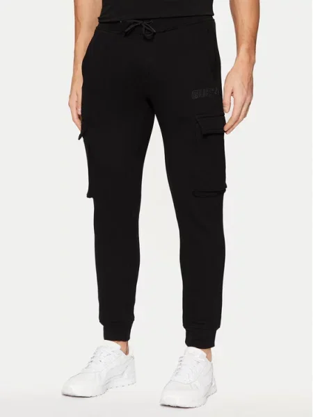 Guess Спортивні штани чорний