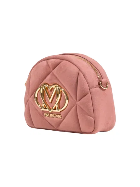 Torebka Love Moschino z nadrukiem różowa