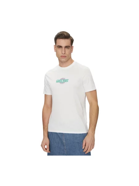 Guess Jeans t-shirt z aplikacją biały