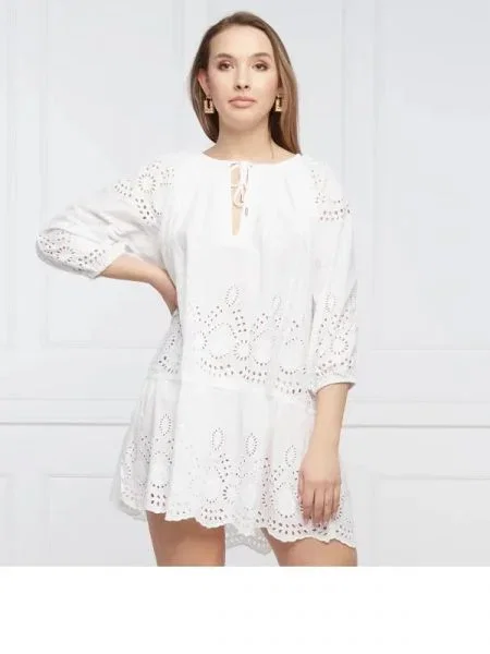 Melissa Odabash Rochie Ashley alb