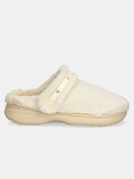 Жіночі Капці Crocs текстиль бежевий