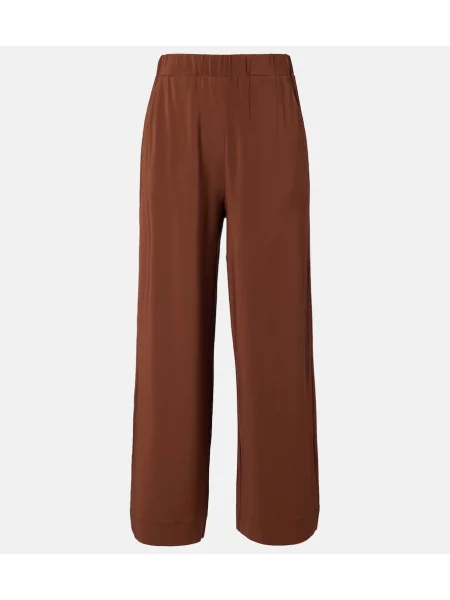 Spodnie Max Mara brązowe