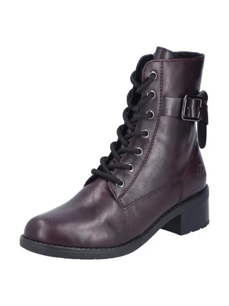 Botine Rieker roșu