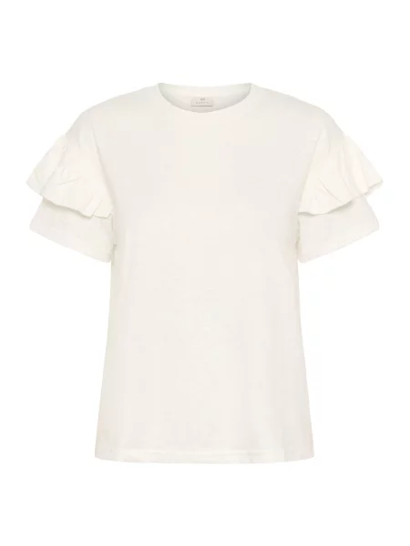 Kaffe Tricou KAerin' alb