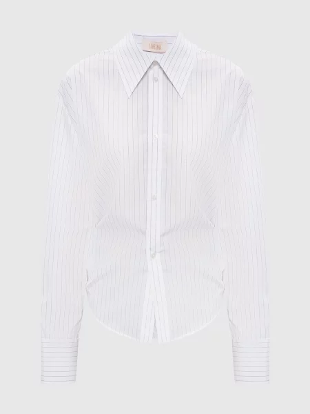 Сорочка Canyon в смужку Ssheena біла