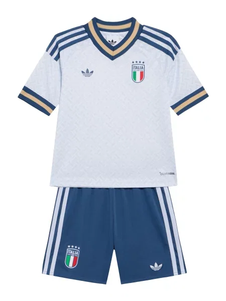 ADIDAS PERFORMANCE Sportski komplet Italy 26 Away Kids mornarsko plava / zelena / crvena bijela