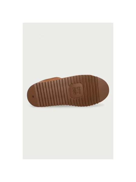 Copenhagen suede teddy sneakersy zamszowe brązowe