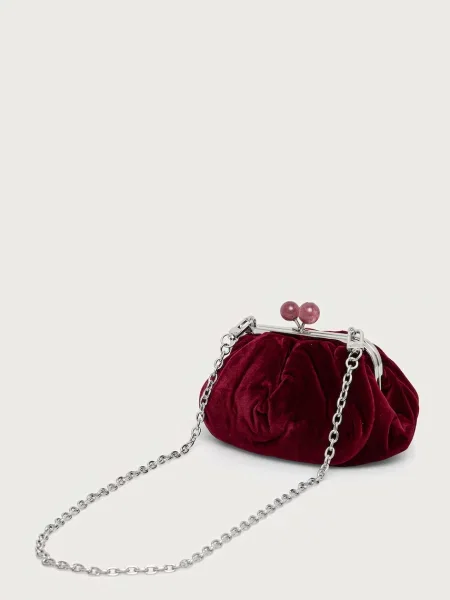 Велюровая сумка через плечо Weekend Max Mara