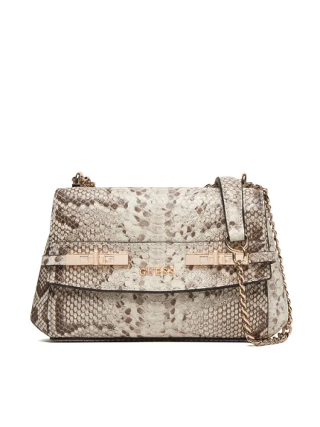 Geantă Guess Melinda Mini bej
